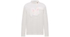 Dior x ERL T-Shirt Relaxed Fit a Maniche Lunghe Bianco Jersey di Cotone