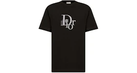 Dior x ERL Relaxed-Fit T-Shirt Black Slub Cotton Jersey