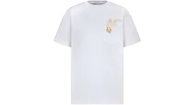 Dior x ERL Relaxed-Fit T-Shirt White Cotton Jersey