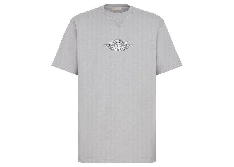 Dior x Jordan Wings T-Shirt Grey