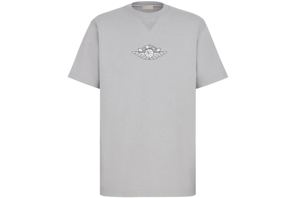 Dior x Jordan Wings T-Shirt Grey