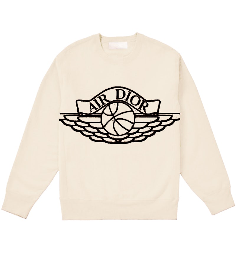 Dior x Jordan Wings Sweater Natural Men's SS20 US