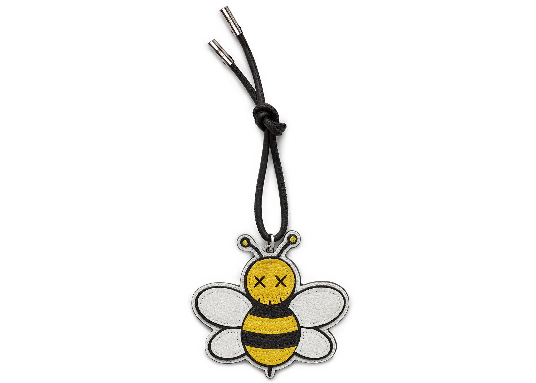 Dior x Kaws Bee Charm Yellow in Grained 