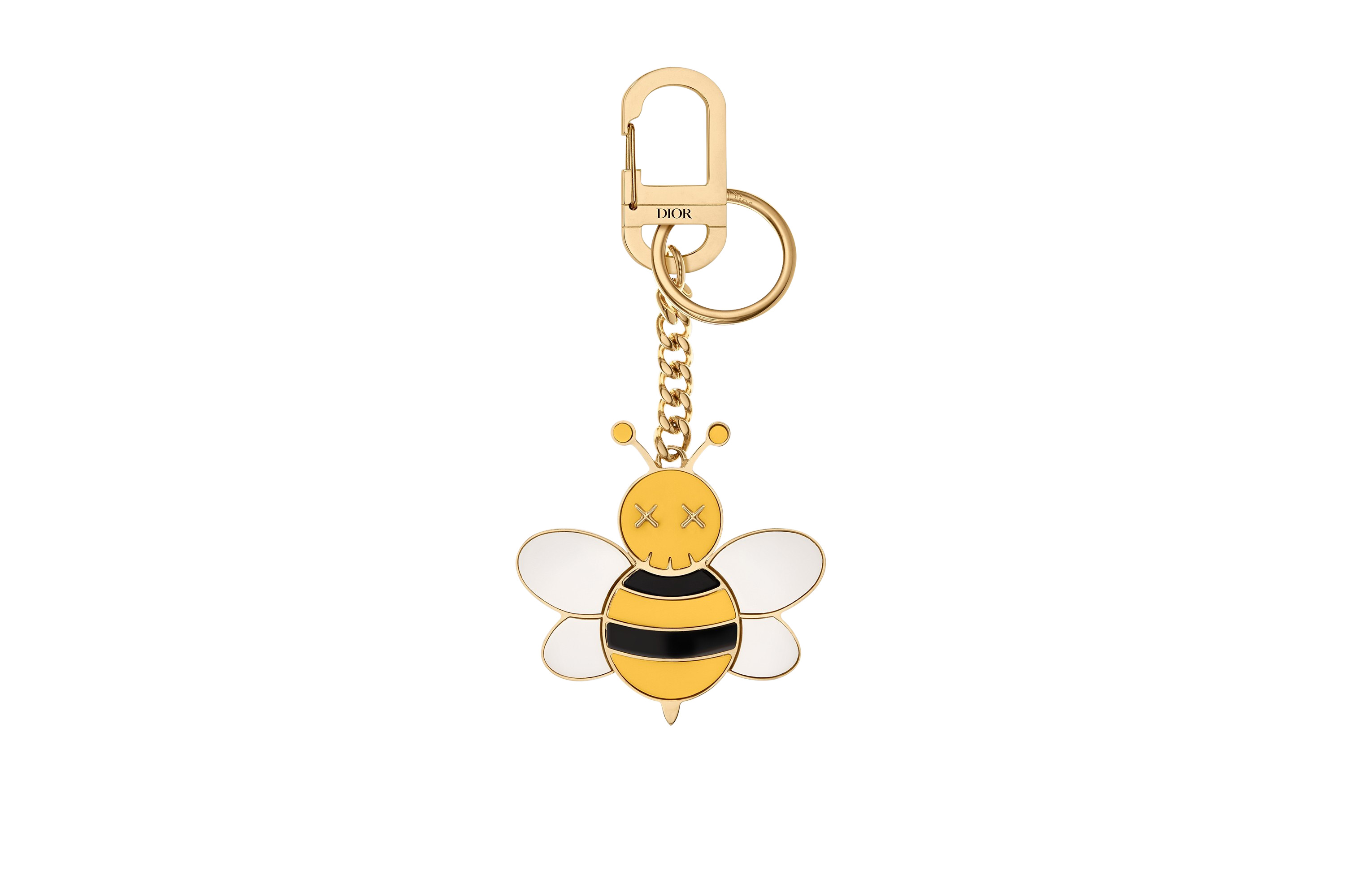 Dior x Kaws Bee Key Ring Yellow