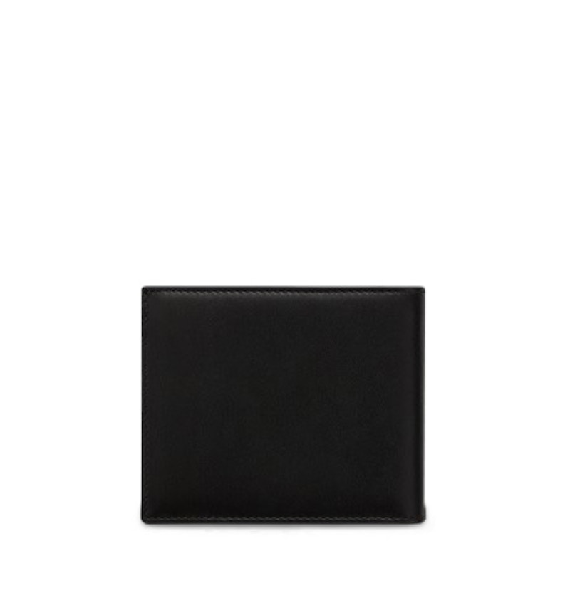 Dior x Kaws Bifold Wallet Yellow Bees Black in Calfskin - JP