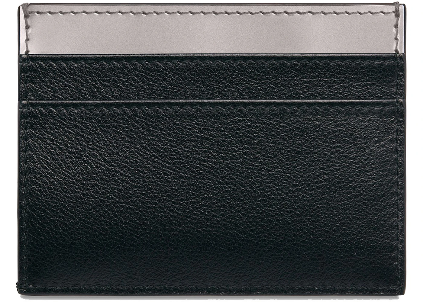 Dior x Kaws Card Holder Calfskin Bee Print Silver in Calfskin - US