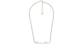 Dior x Kenny Scharf Necklace Silver