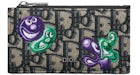 Dior x Kenny Scharf Portacarte con Zip Beige/Nero