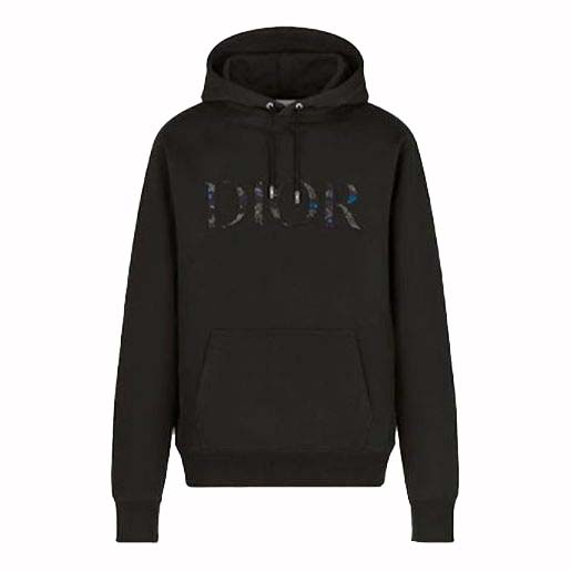 Dior x Peter Doig Logo Hoodie Black