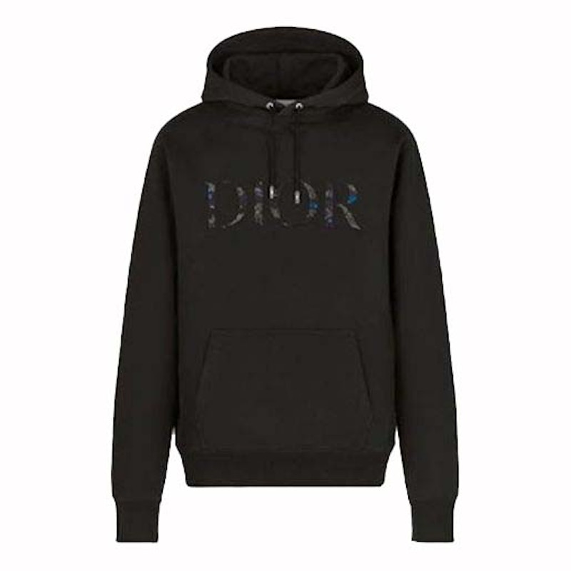 Dior x Peter Doig Logo Hoodie Light Blue Men's - US