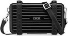 Dior x RIMOWA Embrague Personal On Correa Aluminio Negro
