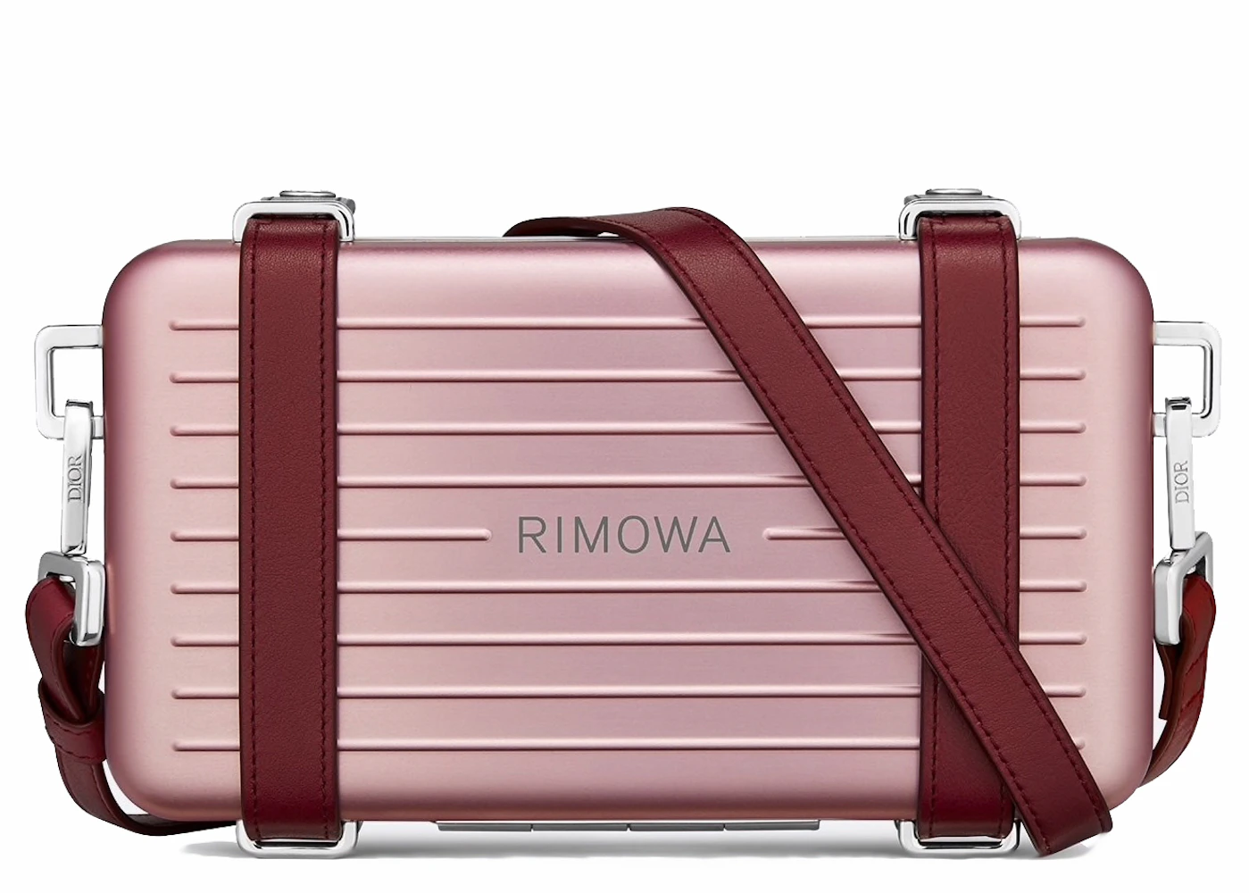Dior x RIMOWA Personal Clutch On Strap Aluminium Pink in Aluminium ...