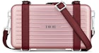 Dior x RIMOWA Embrague Personal On Correa Aluminio Rosa