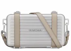 Dior x RIMOWA Personal Clutch On Strap Aluminium Silver in Aluminium ...