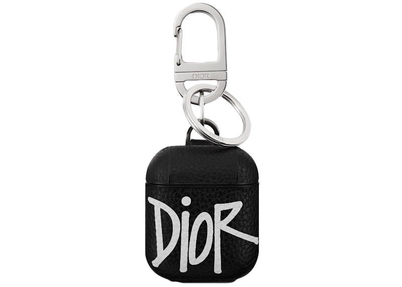 Dior And Shawn Airpods Case Black