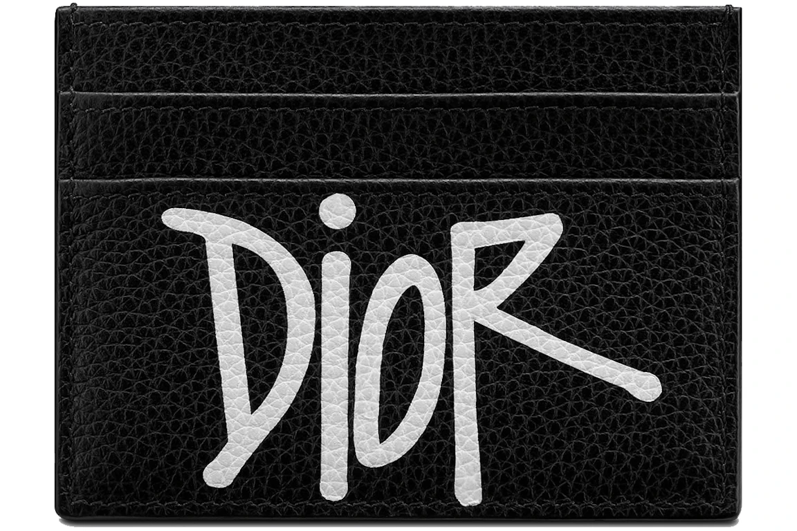 Dior And Shawn Card Holder (4 Card Slot) Black