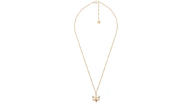 Dior And Shawn Pendant Necklace Silver-Gilt