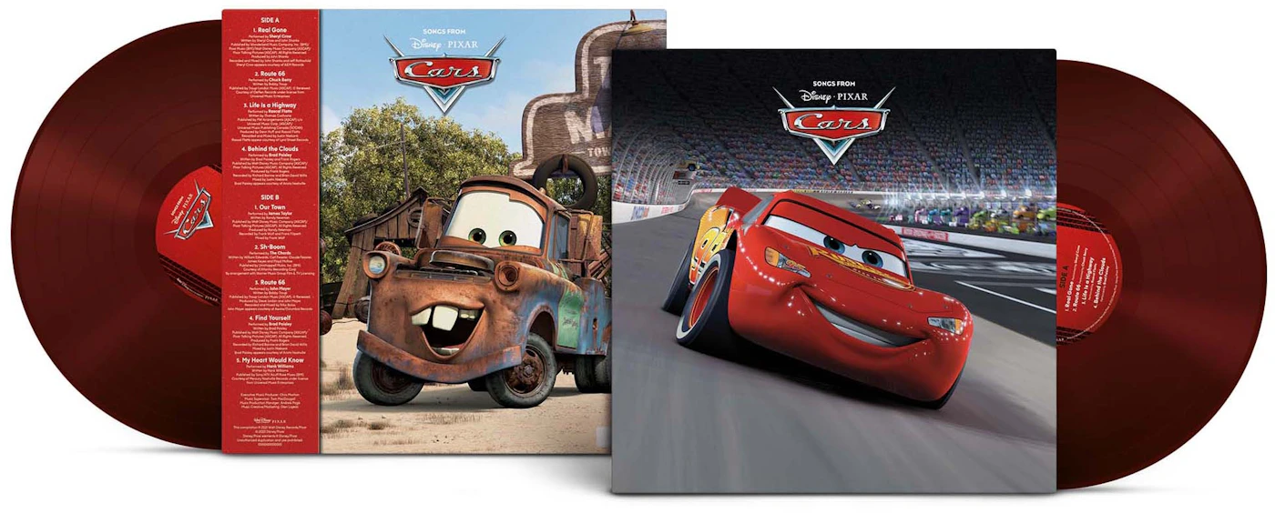 Disney Cars Original Soundtrack Disney 100 Limited Edition LP