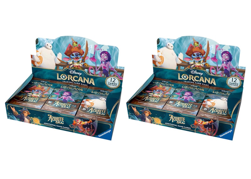 azurite sea lorcana booster box Lorcana TCG: Azurite Sea: Booster Display + Starter Decks Combo main image 0