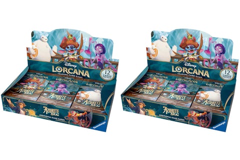 Disney Lorcana TCG Azurite Sea Booster Box 2x Lot - US Disney Lorcana TCG Azurite Sea Booster Box 2x Lot - US
