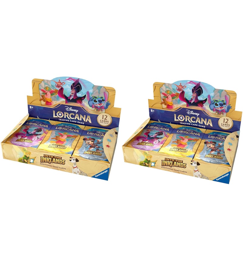 Disney Lorcana TCG Into the Inklands Booster Box 2x Lot - US Disney Lorcana TCG Into the Inklands Booster Box 2x Lot - US