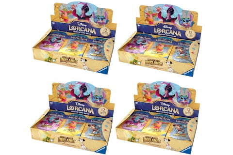 Disney Lorcana TCG Into the Inklands Booster Box 4x Lot - US Disney Lorcana TCG Into the Inklands Booster Box 4x Lot - US