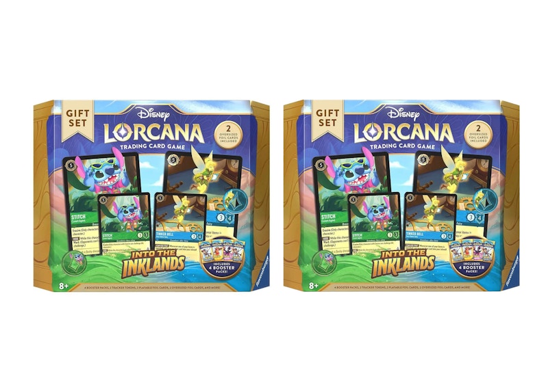 Disney Lorcana TCG Into the Inklands Set Regalo 2x Lotto
