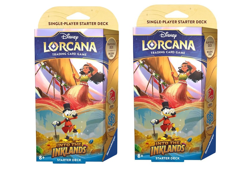disney lorcana into the inklands starter decks Disney Lorcana Into the Inklands Amber & Emerald Starter Deck main image 1