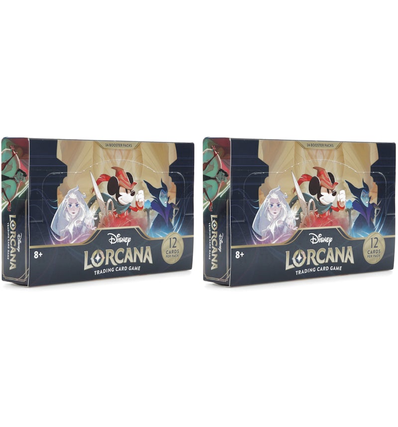 Disney Lorcana TCG The First Chapter Booster Box 2x Lot - US Disney Lorcana TCG The First Chapter Booster Box 2x Lot - US