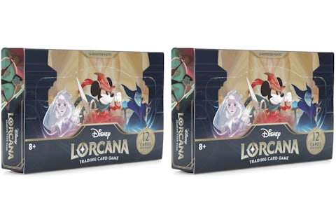 Disney Lorcana TCG The First Chapter Booster Box 2x Lot - US Disney Lorcana TCG The First Chapter Booster Box 2x Lot - US