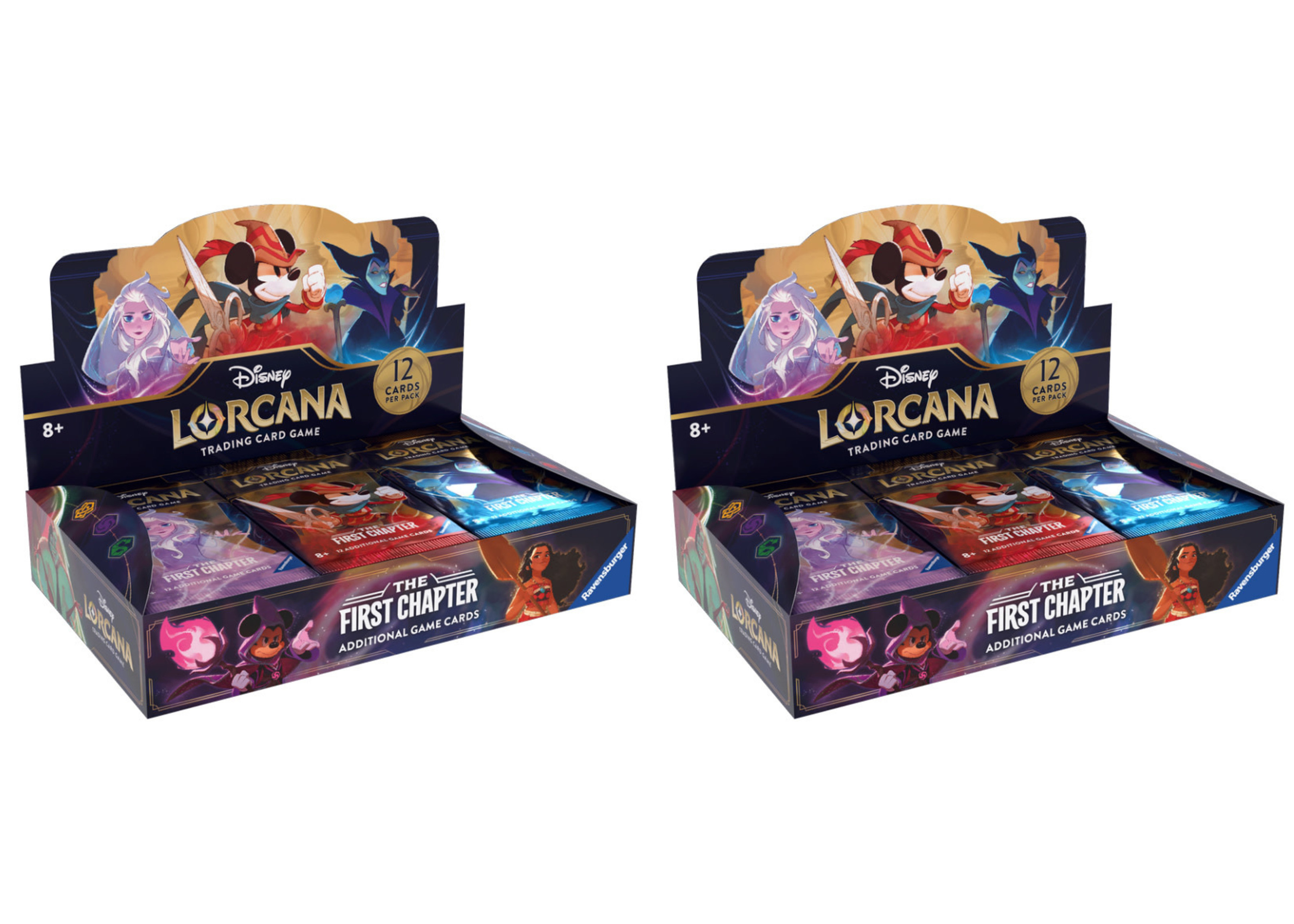 Disney Lorcana TCG The First Chapter Booster Box 2x Lot