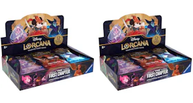 Lote de 2 cajas de sobres Disney Lorcana TCG The First