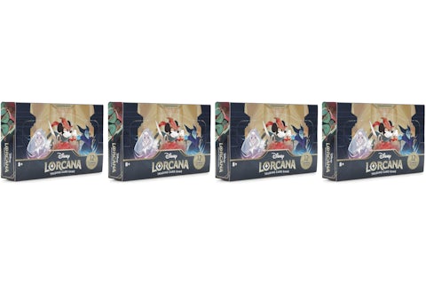 Disney Lorcana TCG The First Chapter Booster Box 4x Lot - US Disney Lorcana TCG The First Chapter Booster Box 4x Lot - US