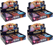 Disney Lorcana TCG The First Chapter Booster Box 4x Lot