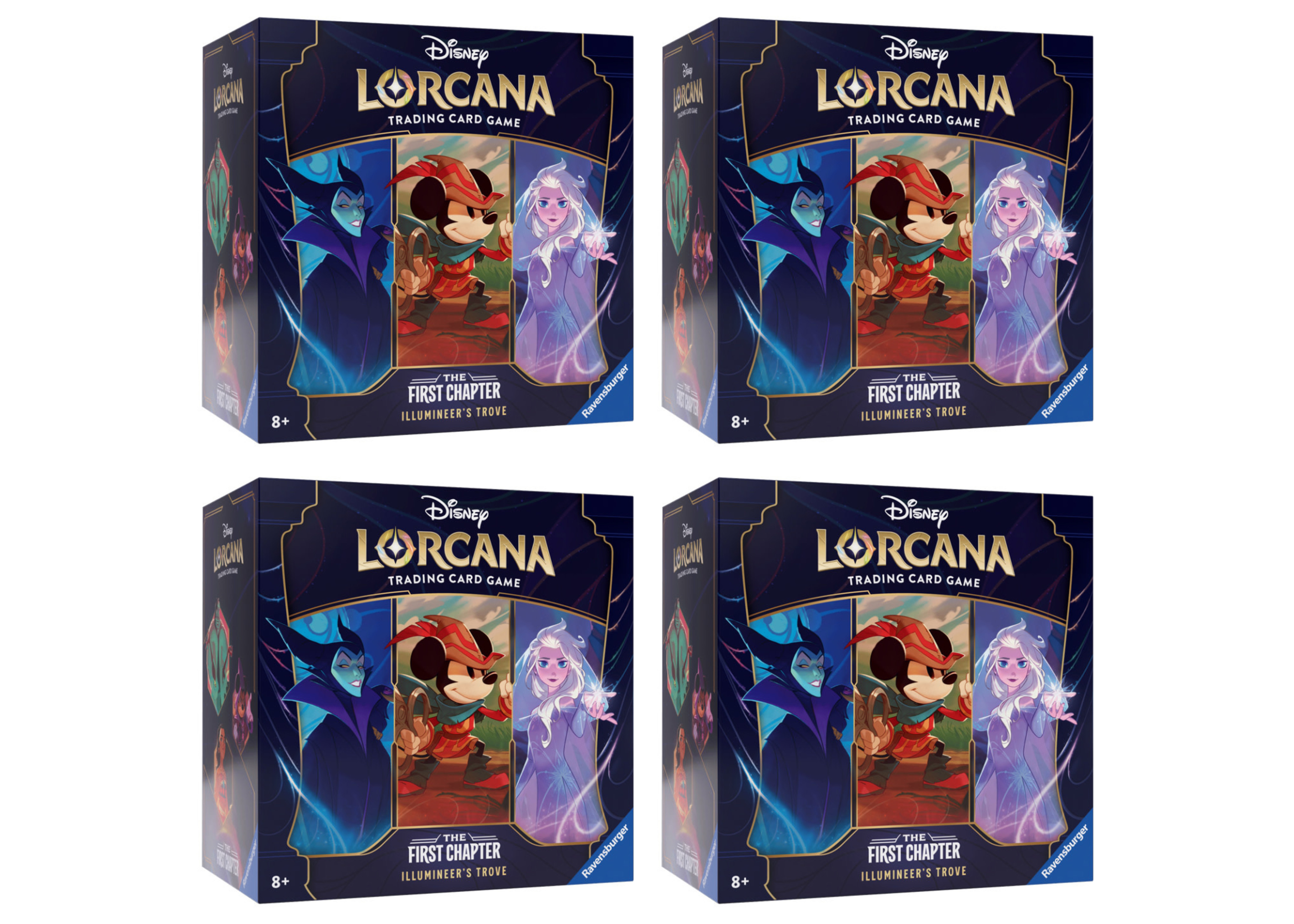 Disney Lorcana TCG The First Chapter Illumineer's Trove Box 4x Lot ...