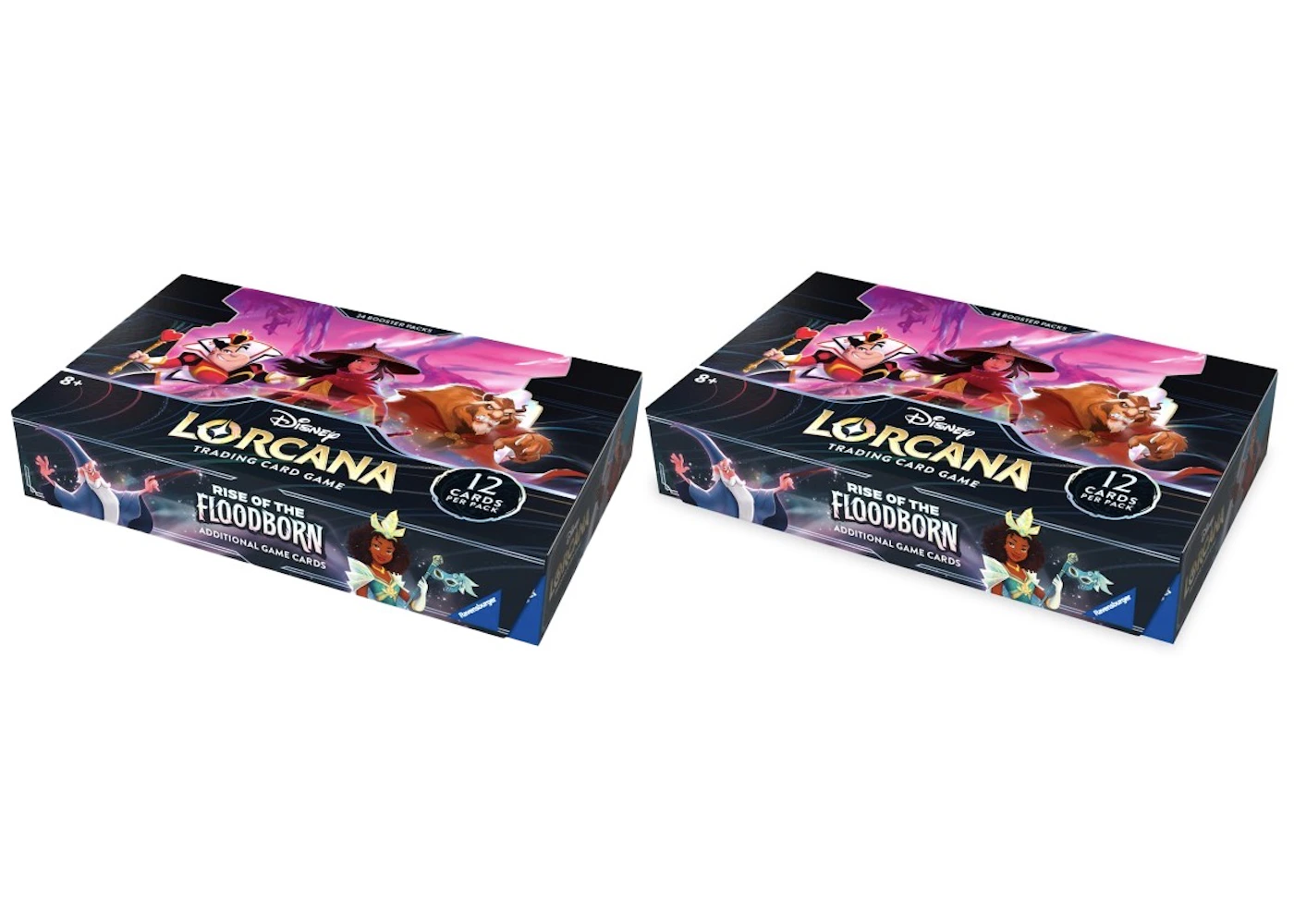 Disney Lorcana TCG The First Chapter Rise of the Floodborn Booster Box 2x Lot - GB Disney Lorcana TCG The First Chapter Rise of the Floodborn Booster Box 2x Lot - GB