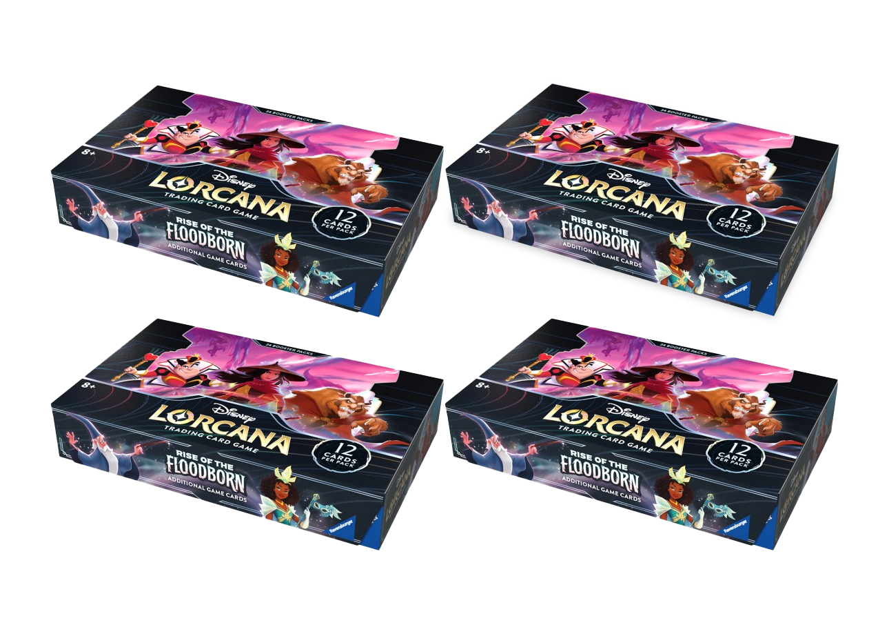 Disney Lorcana TCG The First Chapter Rise of the Floodborn Booster Box 4x  Lot