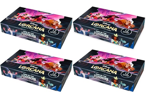 Disney Lorcana TCG The First Chapter Rise of the Floodborn Booster Box 4x Lot - US Disney Lorcana TCG The First Chapter Rise of the Floodborn Booster Box 4x Lot - US