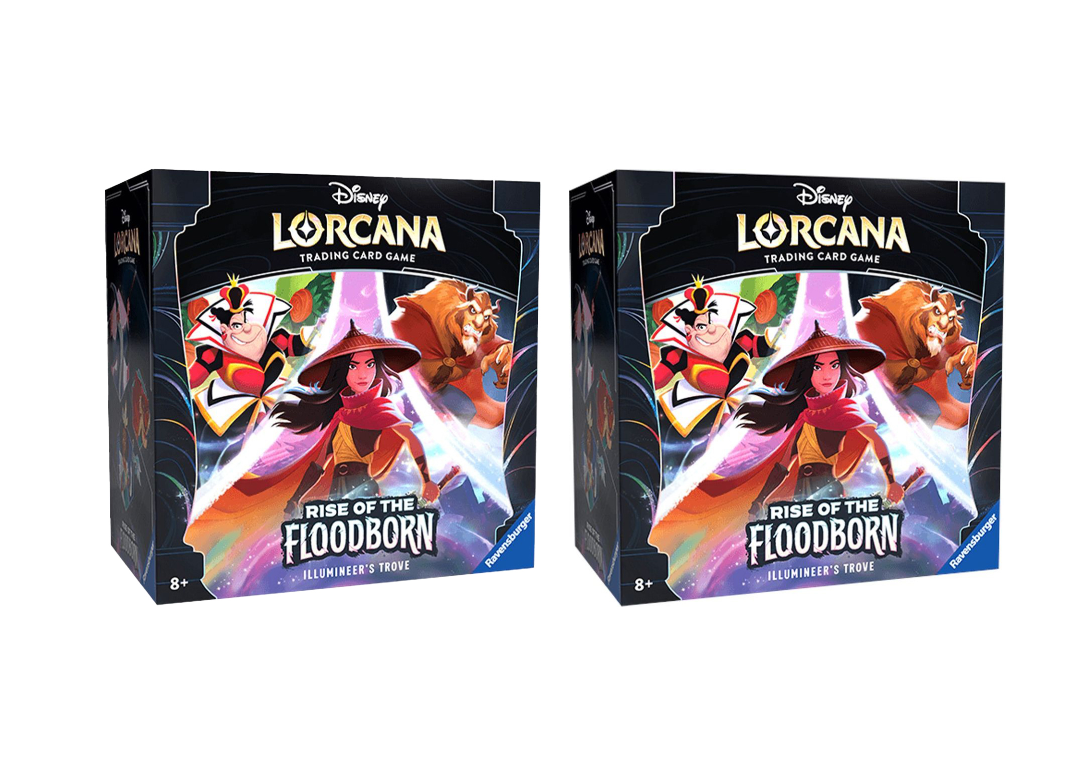 Disney Lorcana TCG The First Chapter Rise of the Floodborn Illumineer's  Trove Box 2x Lot
