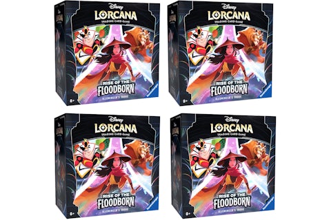 Disney Lorcana TCG The First Chapter Rise of the Floodborn Illumineer's Trove Box 4x Lot - US Disney Lorcana TCG The First Chapter Rise of the Floodborn Illumineer's Trove Box 4x Lot - US