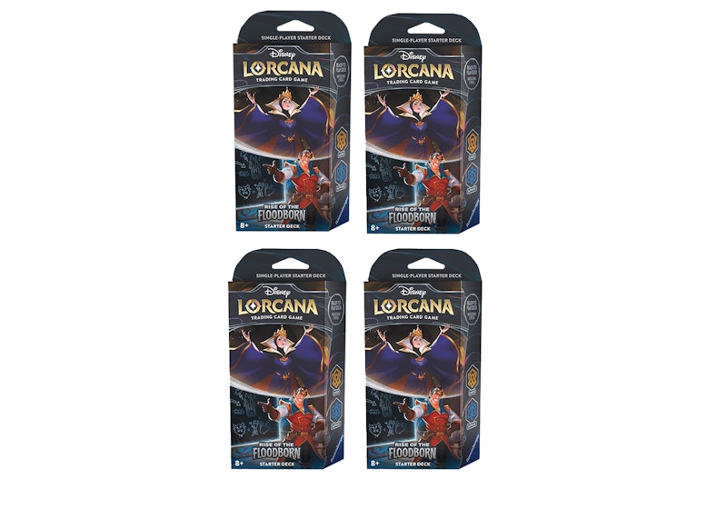 lorcana starter decks rise of the floodborn Lorcana Rise of the Floodborn Starter Deck Display