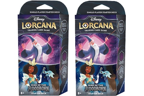 Disney Lorcana TCG The First Chapter Rise of the Floodborn Starter Deck Amethyst & Steel 2x Lot - US Disney Lorcana TCG The First Chapter Rise of the Floodborn Starter Deck Amethyst & Steel 2x Lot - US