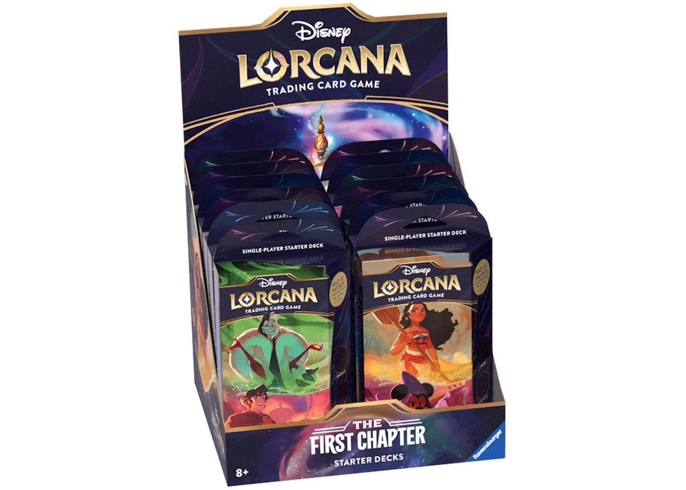 Disney Lorcana TCG The First Chapter Starter Deck Display Box (12 Decks) - US Disney Lorcana TCG The First Chapter Starter Deck Display Box (12 Decks) - US