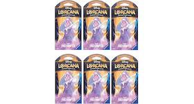 Disney Lorcana TCG The First Chapter lsa Snow Queen Sleeved Booster Pack 6x Lot