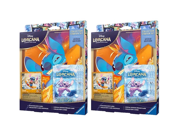 Disney Lorcana TCG Winterspell Collection Starter Set 2x Lot