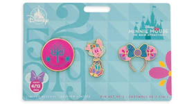 Disney Minnie Mouse Main Attraction April It's A Small World Pin Set
