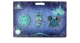 Disney Minnie Mouse Main Attraction October The Haunted Mansion Pin Set