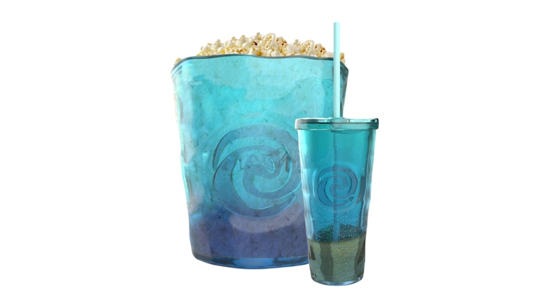 Disney Moana Water Ripple Popcorn Bucket & Cup Combo