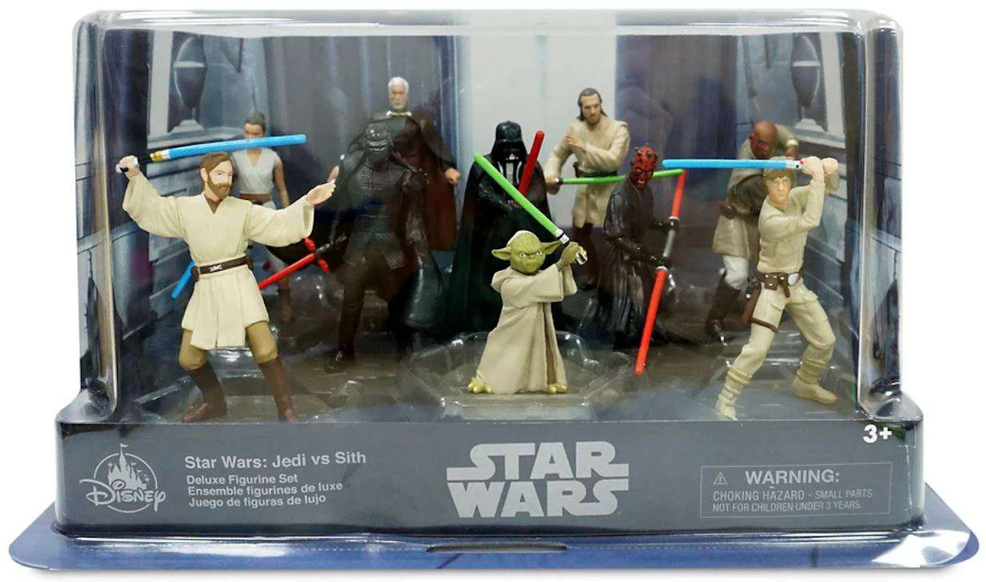 Disney Star Wars Jedi vs Sith Disney Store Exclusive PVC Deluxe Play Set Figure (10-Pack) -