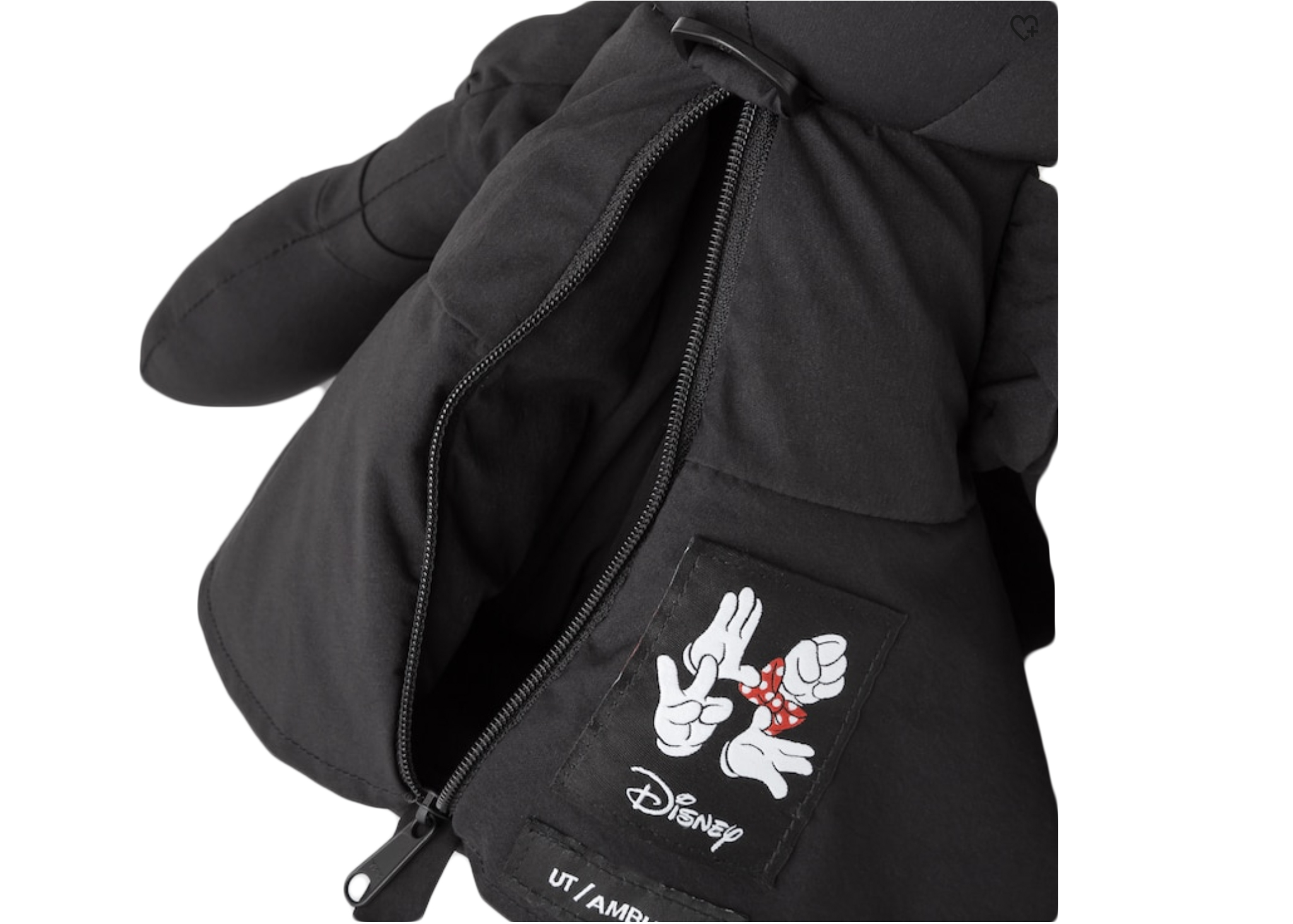 Disney x Ambush x Uniqlo 2-Way Plush Bag Black - US